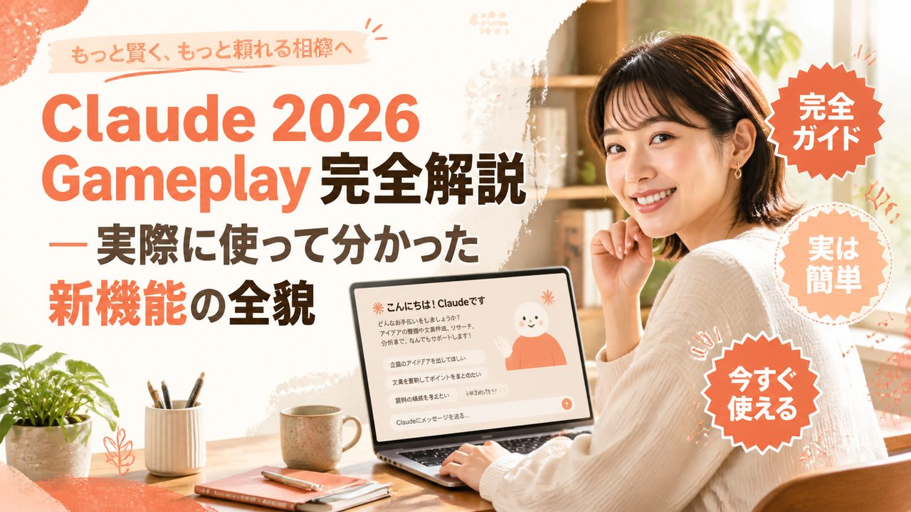 Claude 2026 Gameplay 完全解説 — 実際に使って分かった新機能の全貌