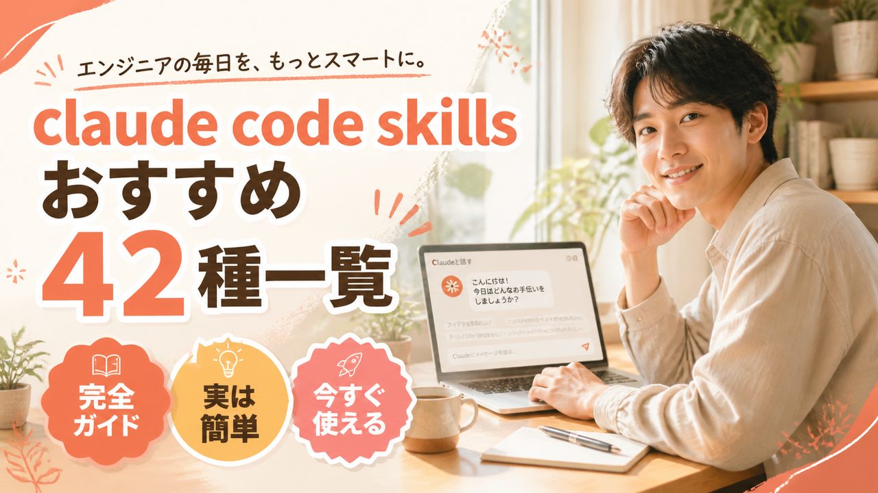 claude code skills おすすめ 42 種一覧