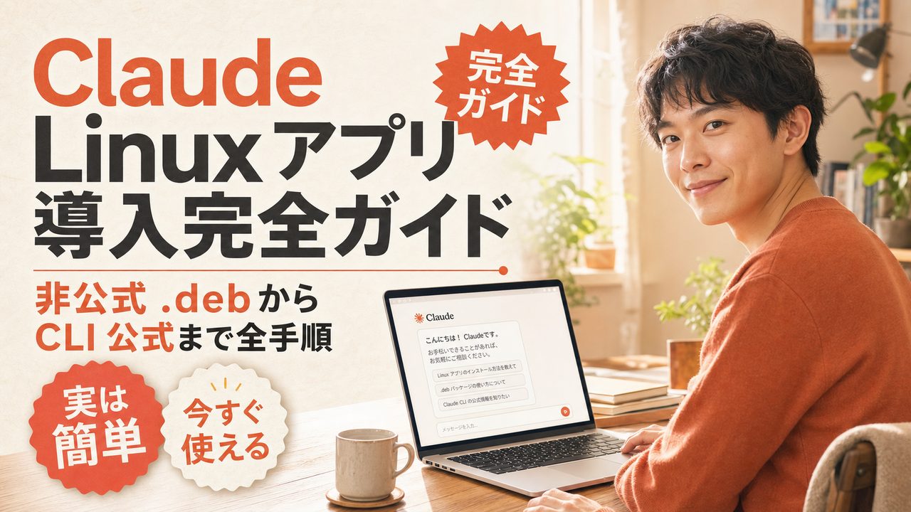 Claude Linux アプリ導入完全ガイド — 非公式 .deb から CLI 公式まで全手順