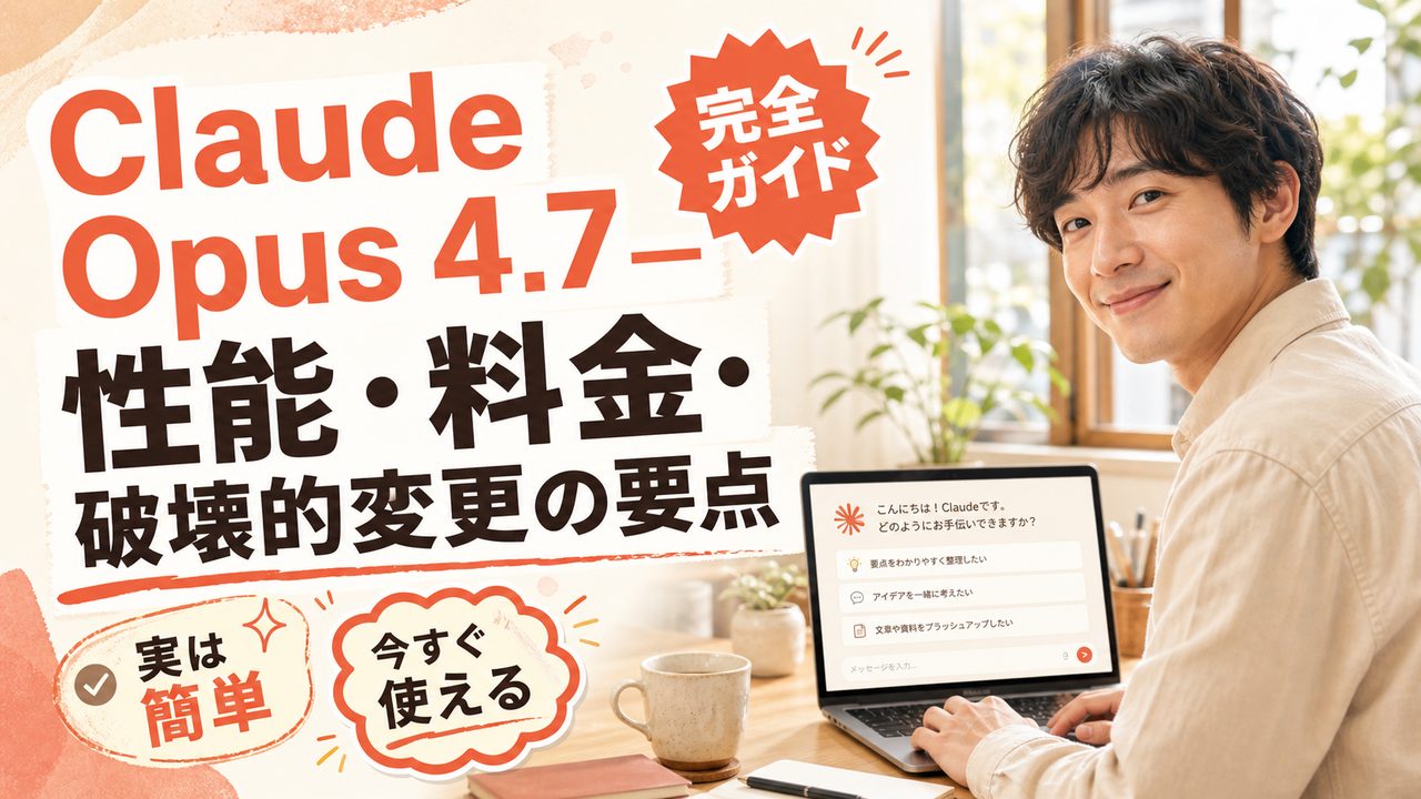 Claude Opus 4.7 — 性能・料金・破壊的変更の要点