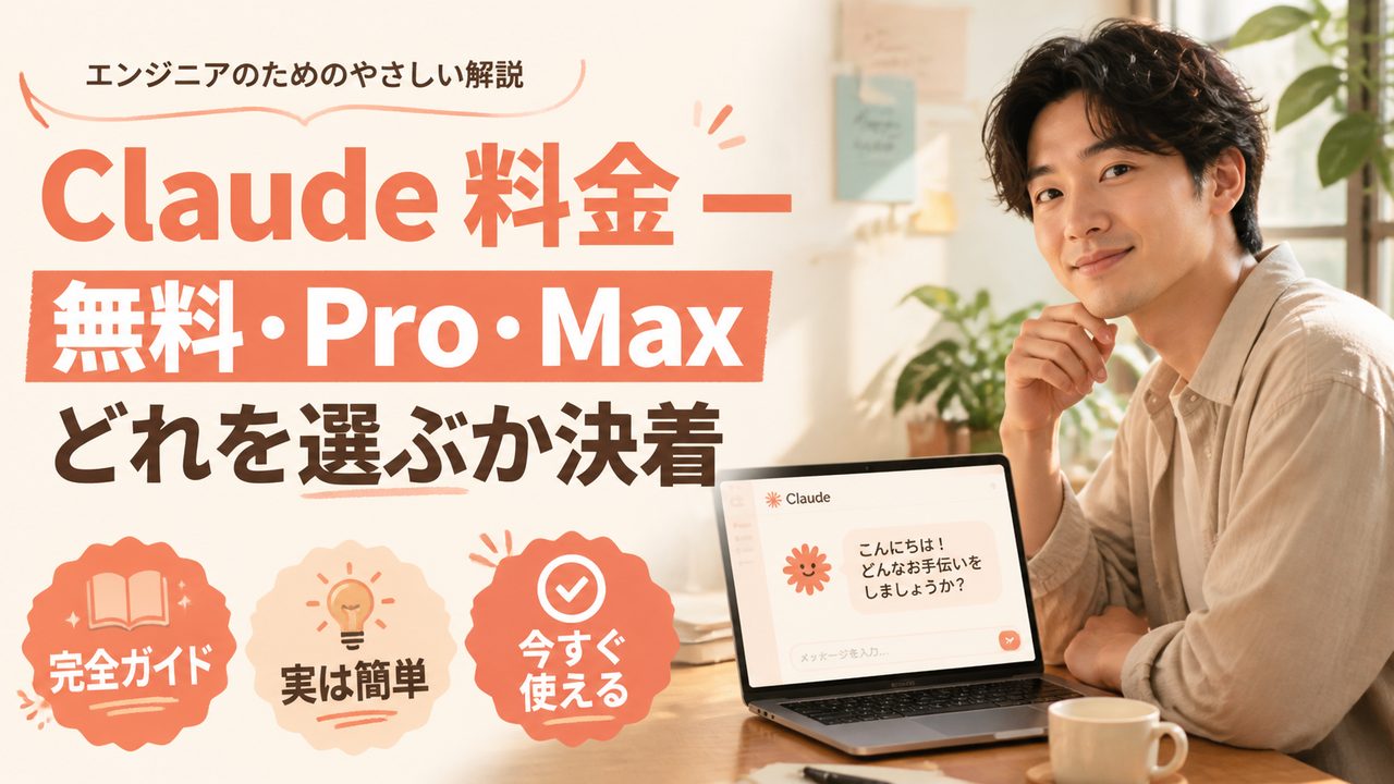 Claude 料金 — 無料・Pro・Max どれを選ぶか決着