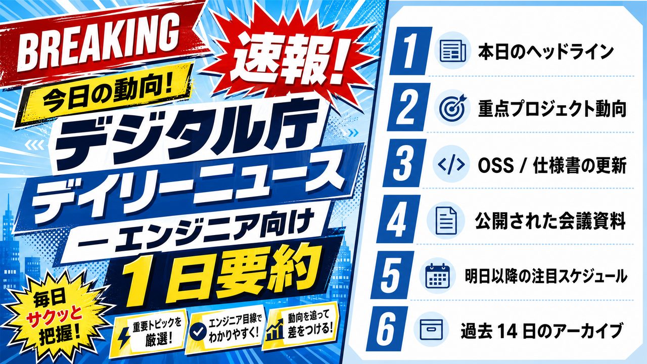 デジタル庁デイリーニュース